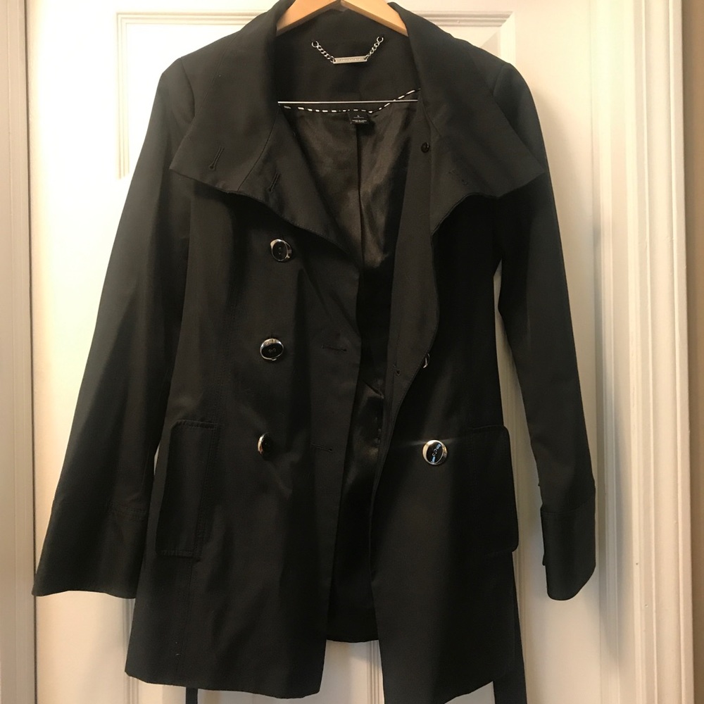 White House Black Market Double Breasted Pea Coat